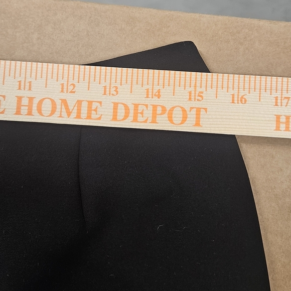 Michele Pencil Skirt Size 10 Black Ruffle Accents Office Attire Formal Workwear - Picture 10 of 12